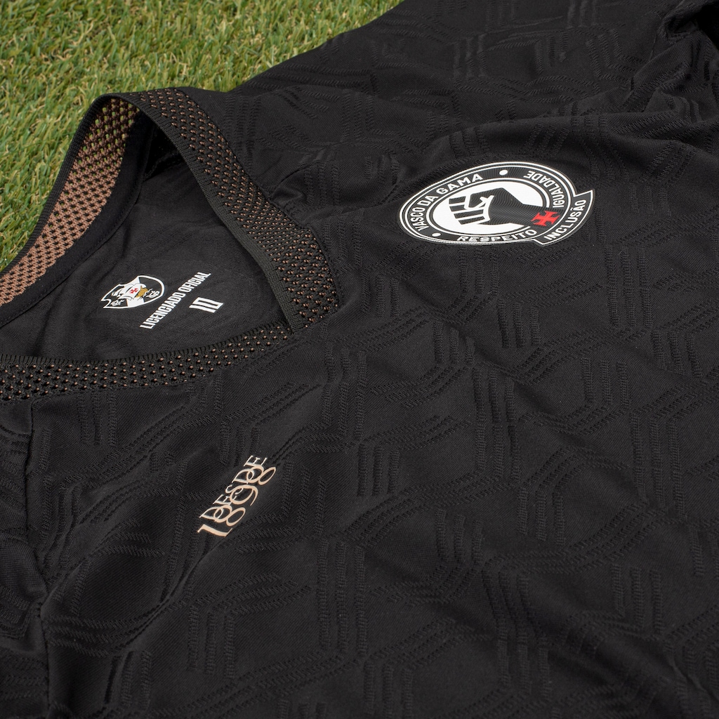 Imagem 2 do produto Camiseta do Vasco da Gama Consciência Negra Dry Juvenil