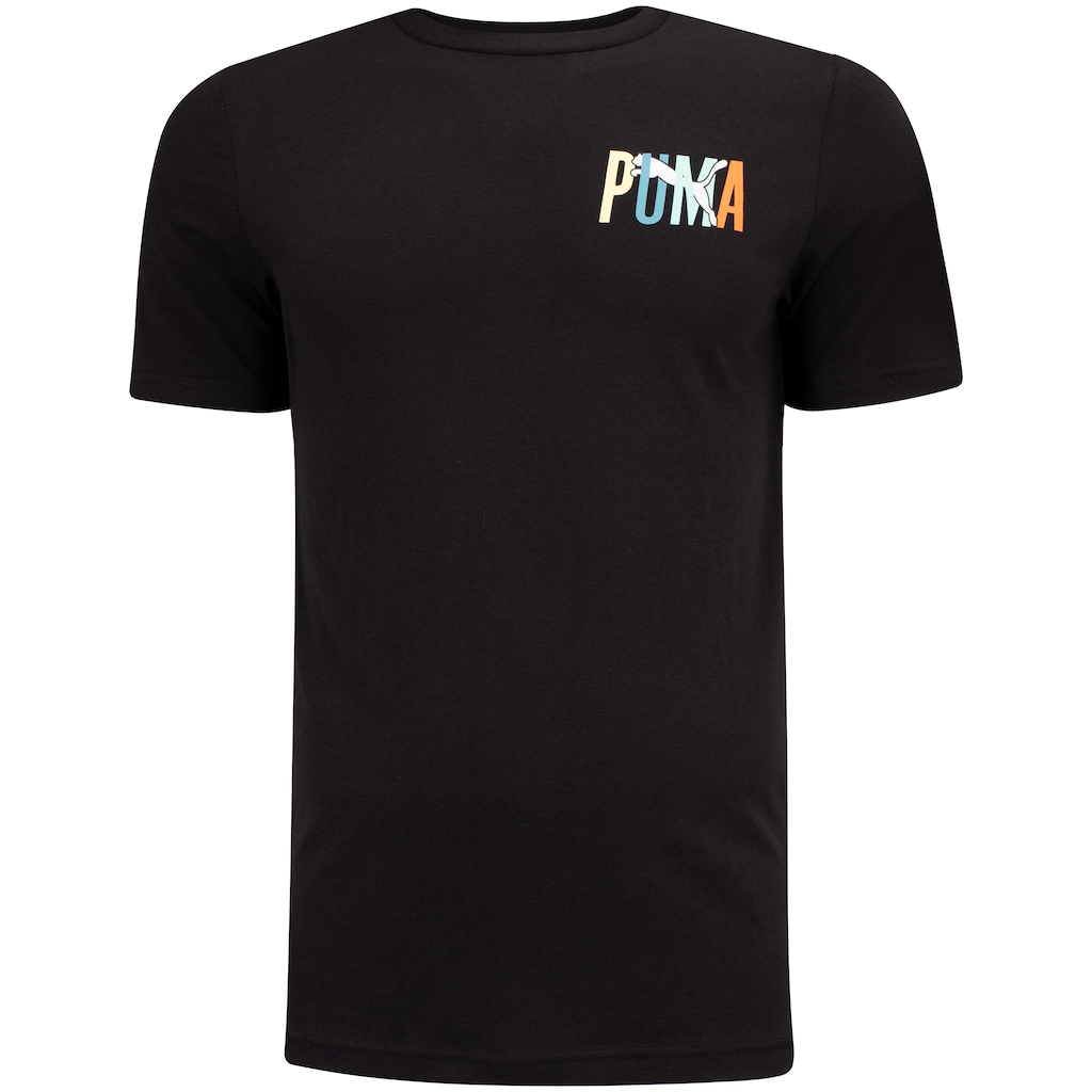 Camiseta Puma Essential Graphics Multicolored - Masculina
