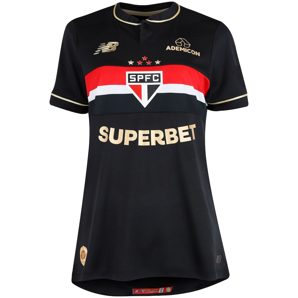 Camisa do São Paulo III 25/26 Jogador New Balance Feminina