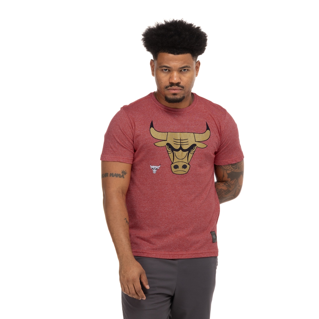 Camiseta do Chicago Bulls NBA Estamp N815A Masculina