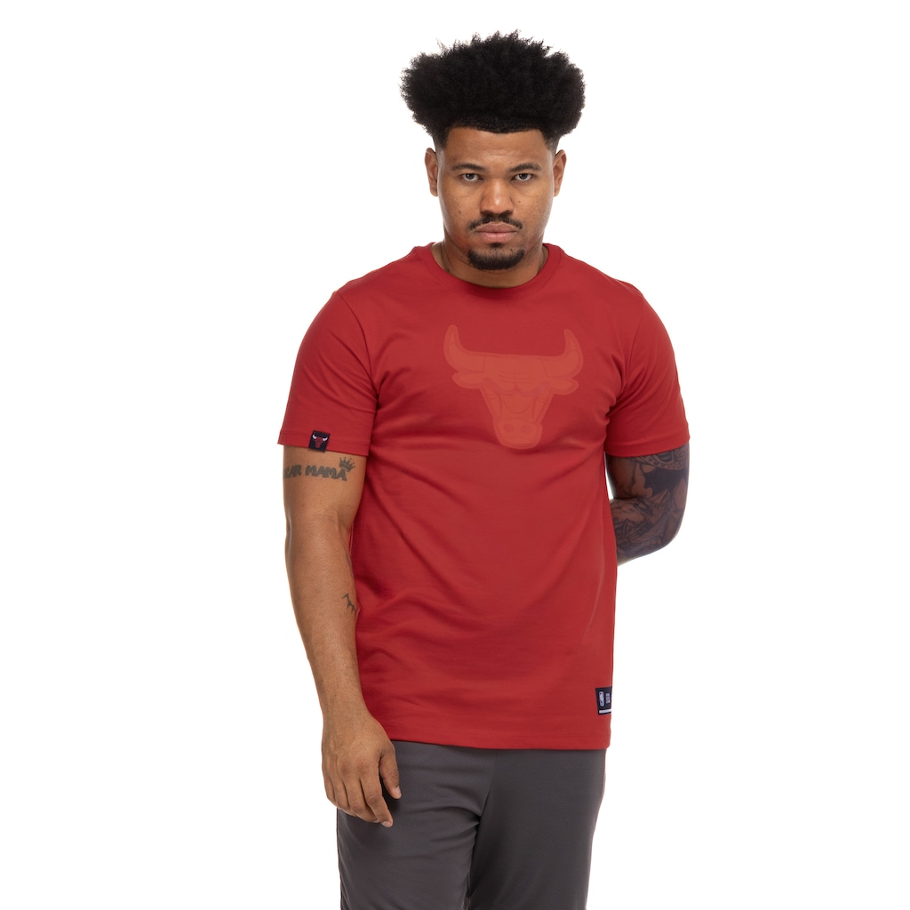 Camiseta do Chicago Bulls NBA Shield N0944 Masculina