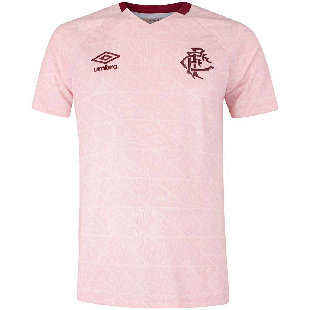 Camisa do Fluminense 25/26 Torcedor Outubro Rosa Umbro Masculina