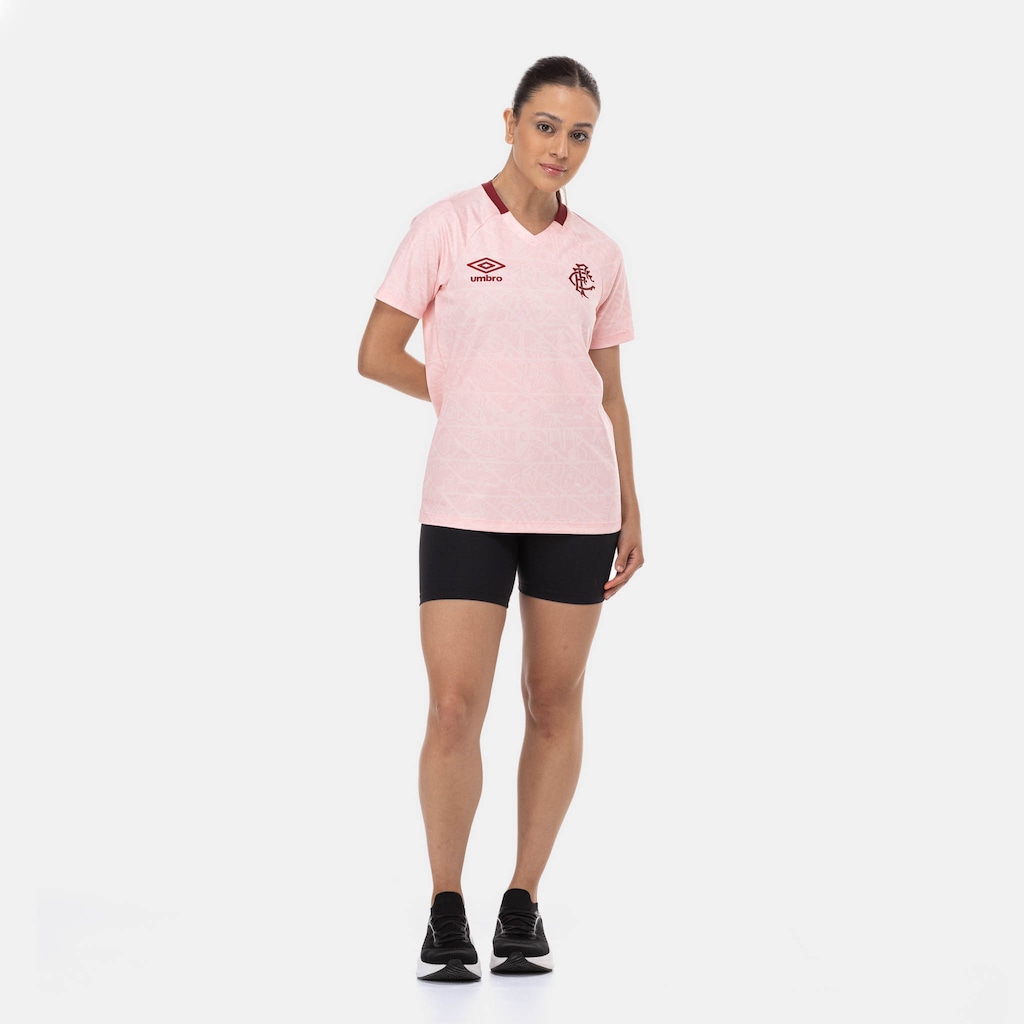 Imagem 3 do produto Camisa do Fluminense 25/26 Torcedor Outubro Rosa Umbro Feminina