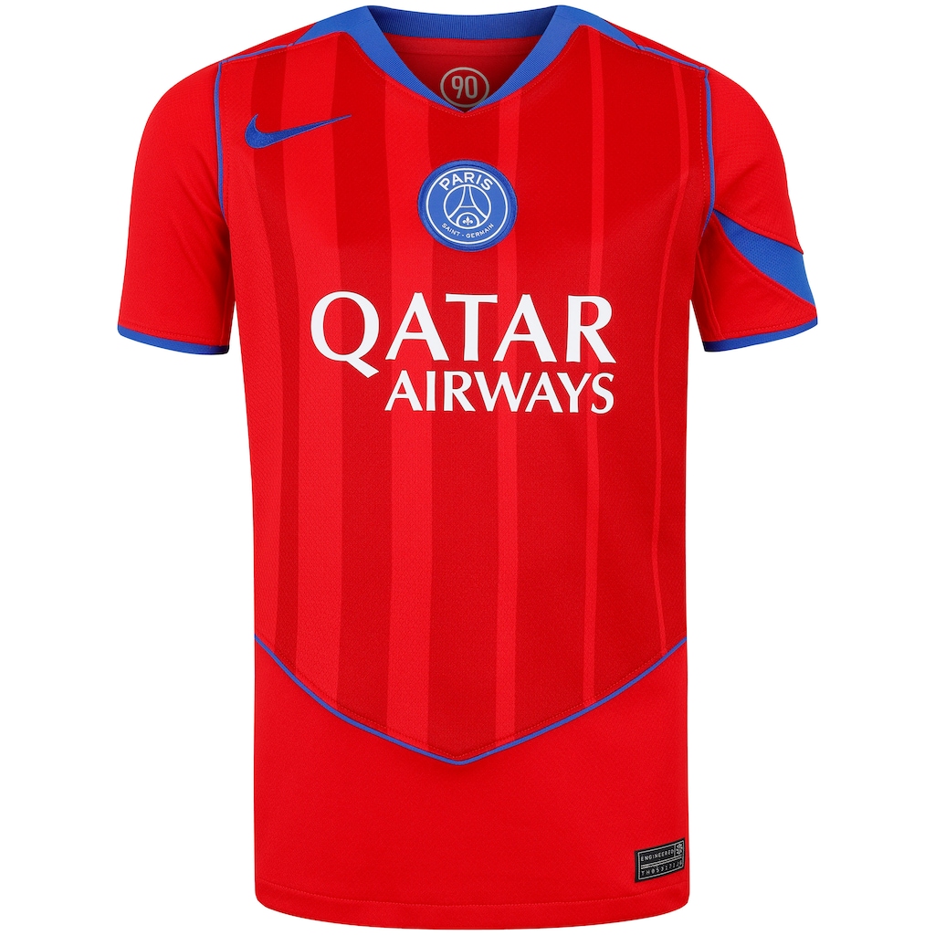 Camisa do Paris Saint-Germain III 25/26 Torcedor Total 90 Nike Infantil