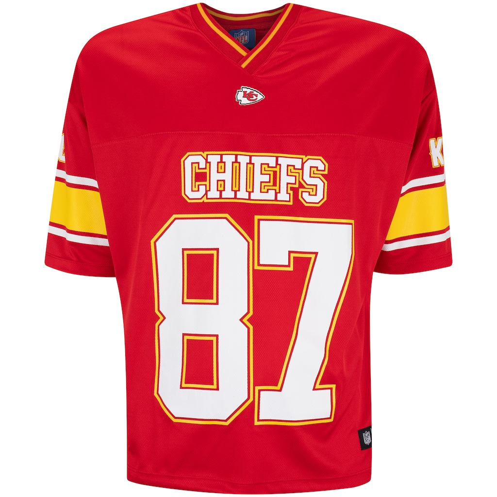 Camiseta do Kansas City Chiefs NFL Kelce NF161 Masculina