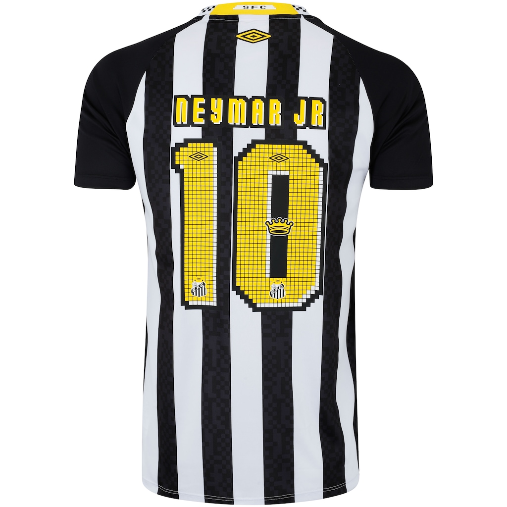 Imagem 3 do produto Camisa do Santos II Neymar Jr 25/26 Torcedor Umbro Masculina