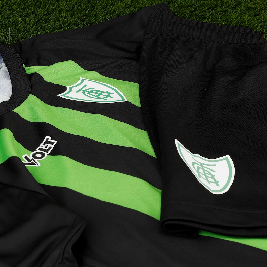 Imagem 3 do produto Kit de Uniforme do América-MG I 25/26 Infantil Volt Camiseta + Calção