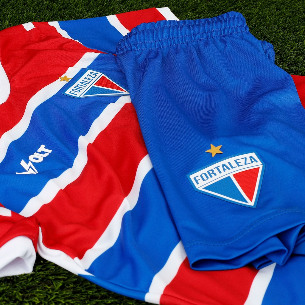 Imagem 2 do produto Kit de Uniforme do Fortaleza I 25/26 Infantil Volt Camiseta + Calção