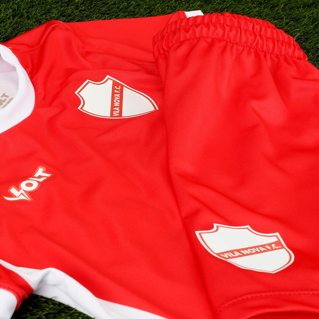 Imagem 2 do produto Kit de Uniforme do Vila Nova I 25/26 Infantil Volt Camiseta + Calção