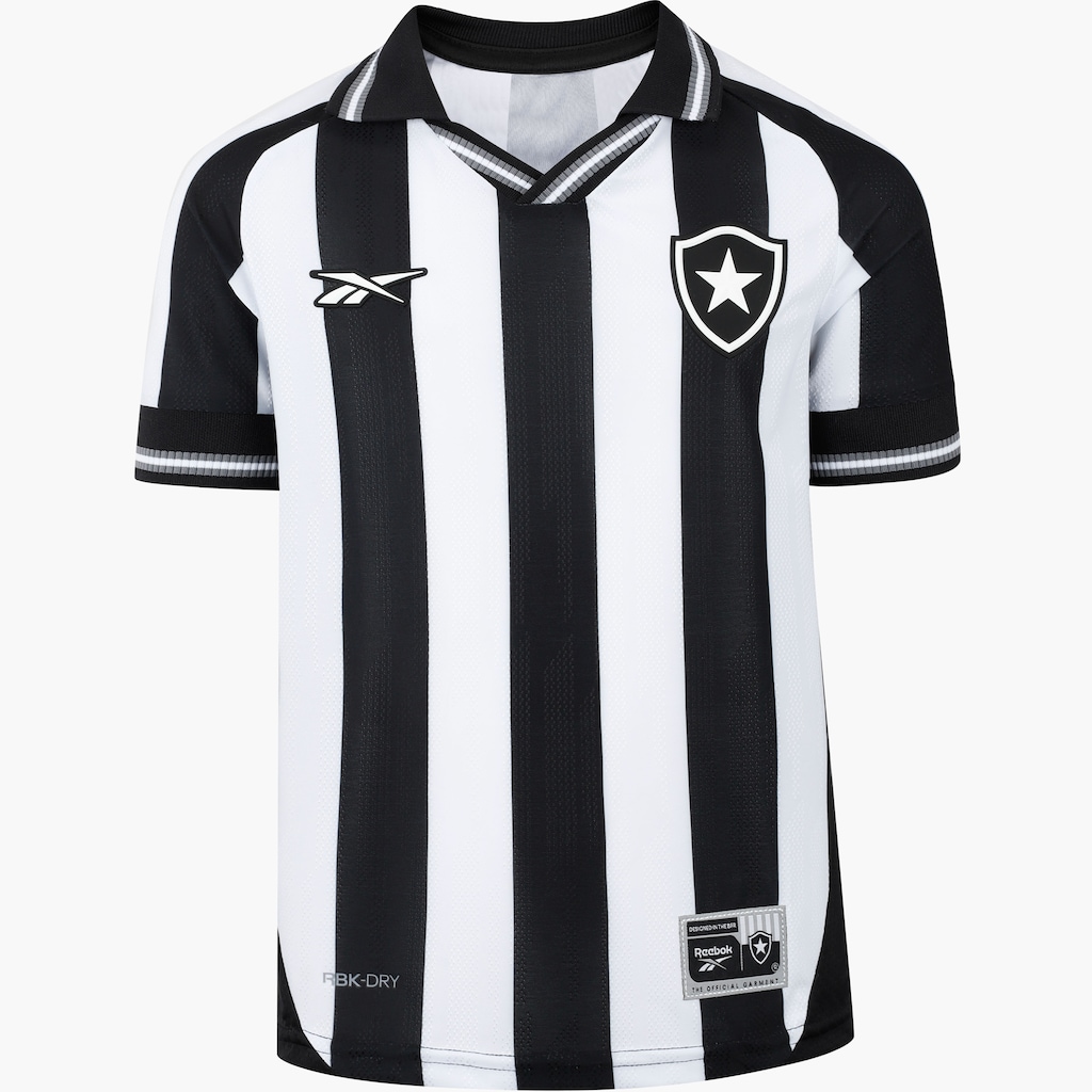 Camisa do Botafogo I 25/26 Torcedor Reebok Juvenil