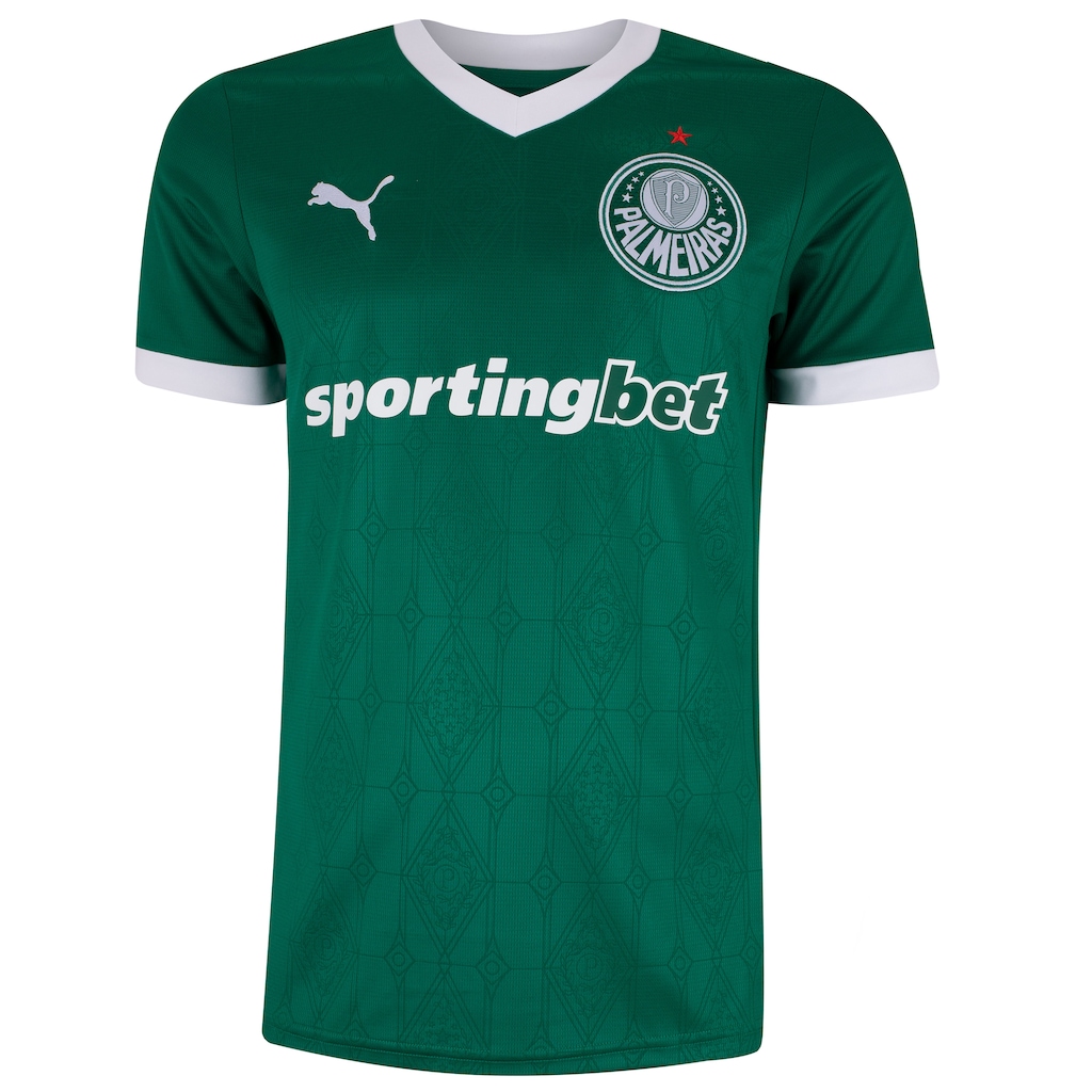 Camisa do Palmeiras I 25/26 Puma Torcedor - Fictor - Masculina