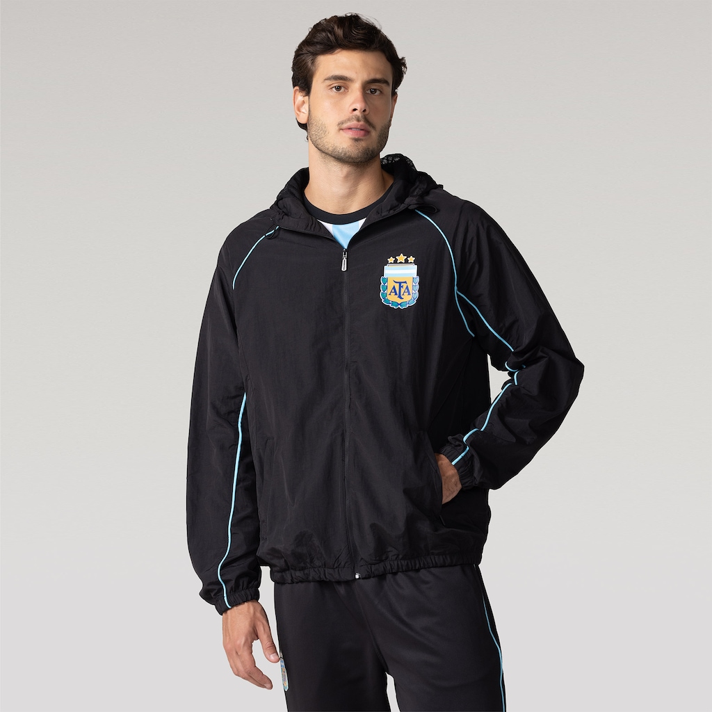 Jaqueta Corta Vento Seleção da Argentina AFA 26/27 Masculina