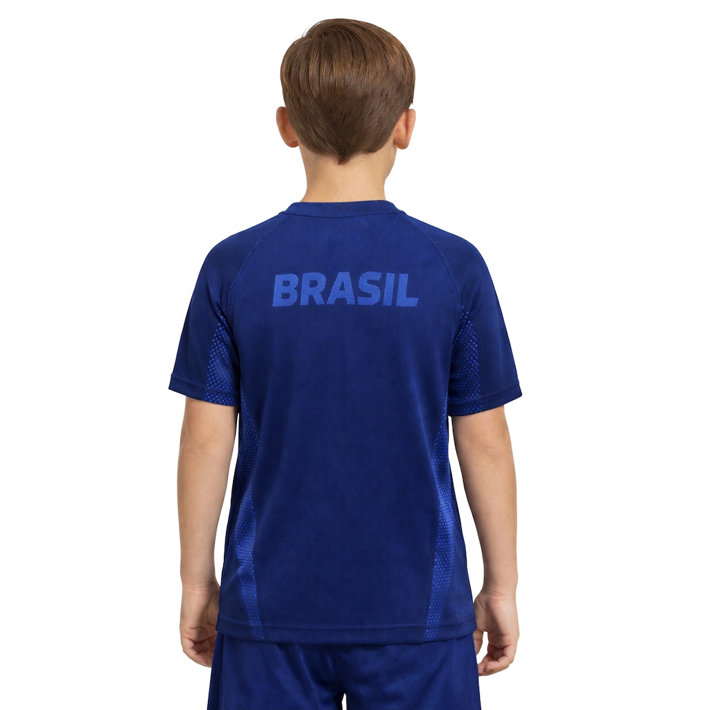 Imagem 2 do produto Camiseta da Seleção do Brasil CBF 26/27 Penta Seamless Infantil
