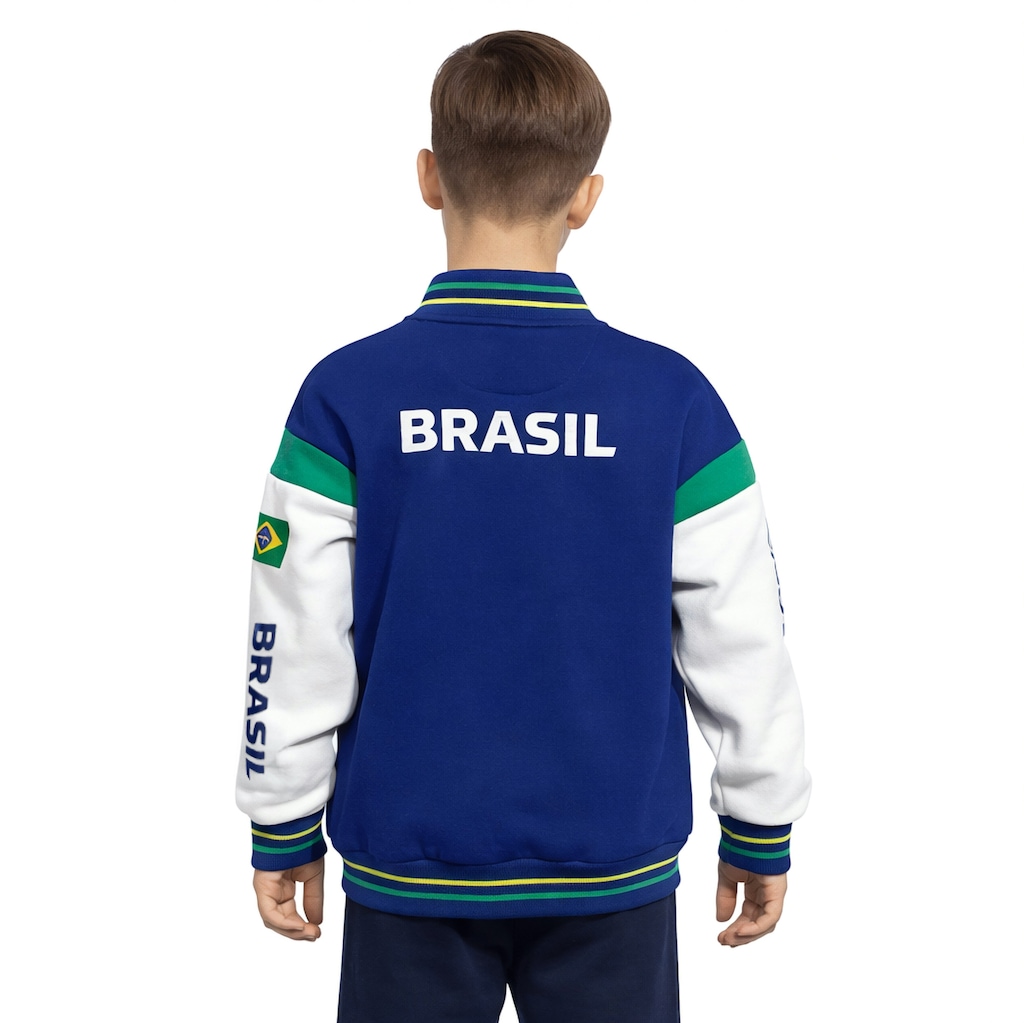 Imagem 2 do produto Jaqueta da Seleção do Brasil Bomber CBF 26/27 Infantil