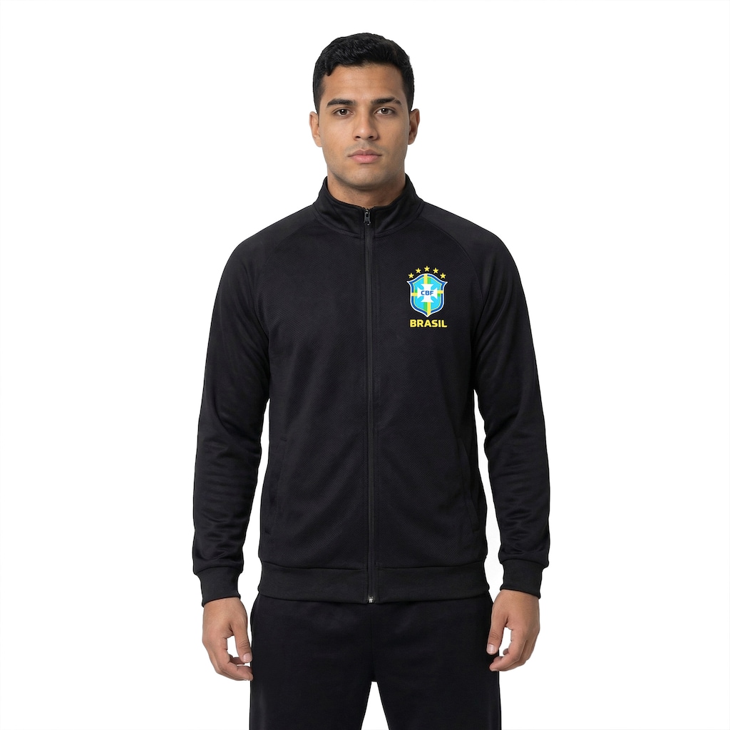 Jaqueta Seleção do Brasil Polytricot CBF 26/27 Masculina