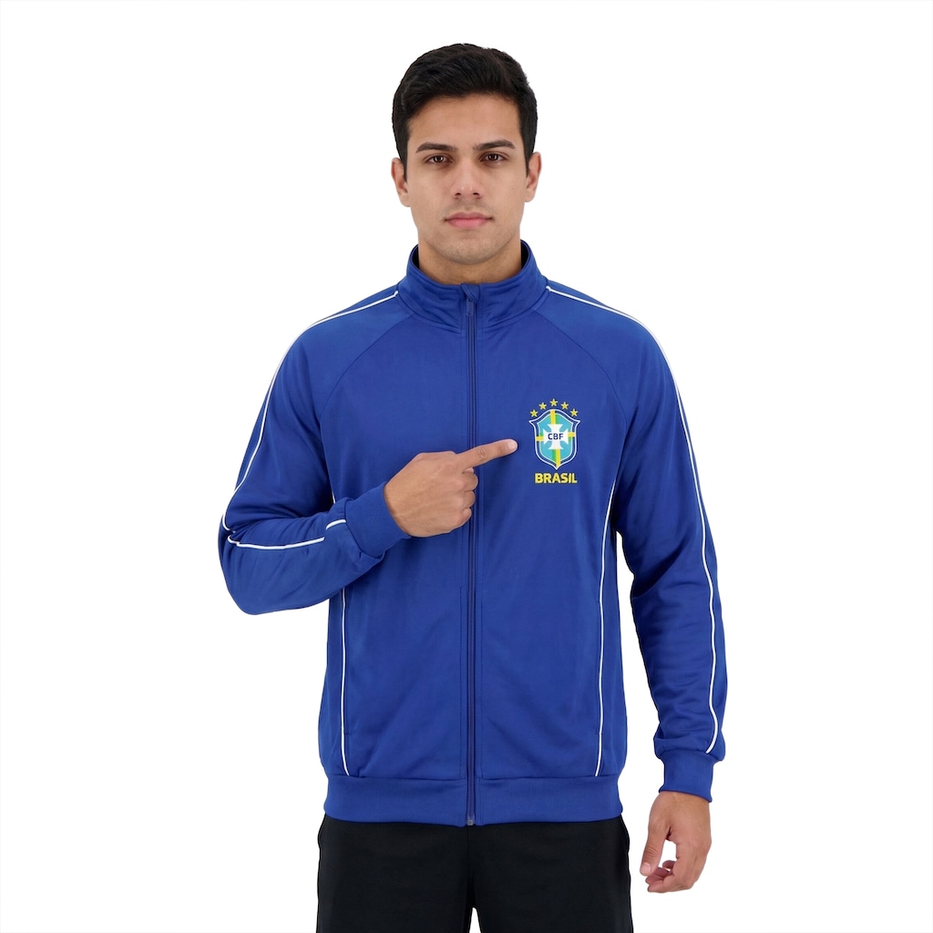 Jaqueta Seleção do Brasil Polytricot CBF 26/27 Masculina