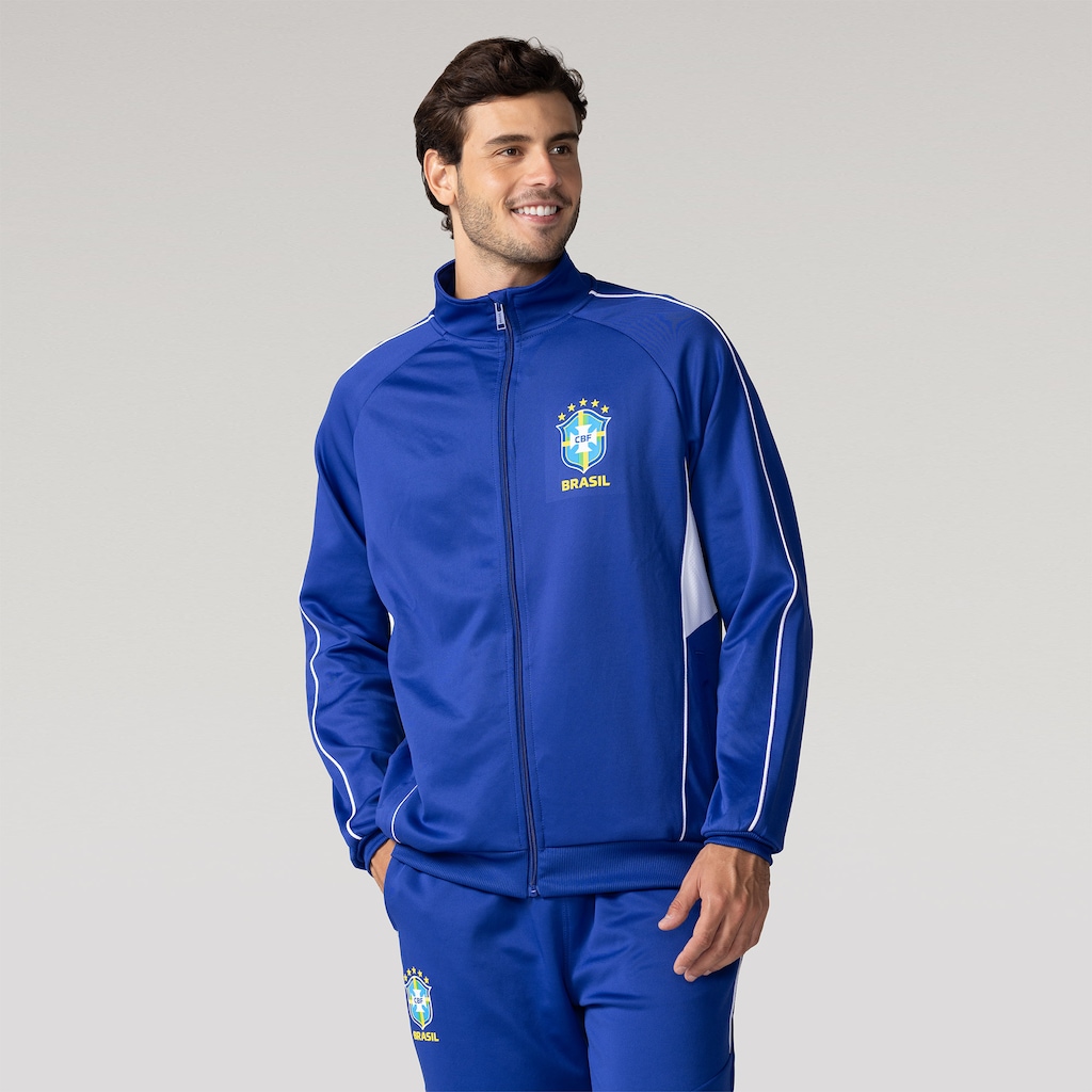 Jaqueta Seleção do Brasil Polytricot CBF 26/27 Masculina