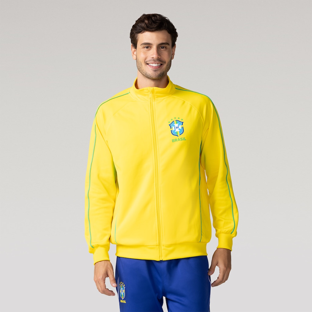 Jaqueta Seleção do Brasil Polytricot CBF 26/27 Masculina