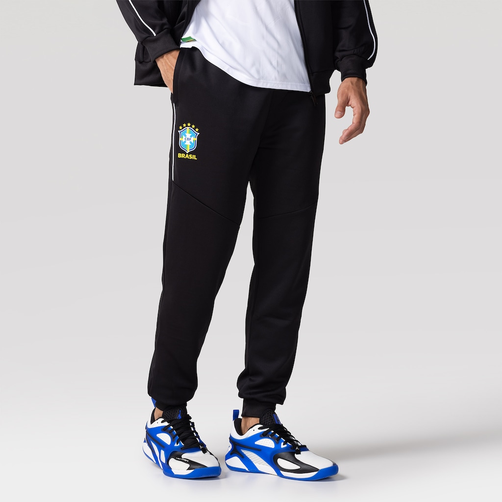 Calça Seleção do Brasil Polytricot CBF 26/27 Masculina