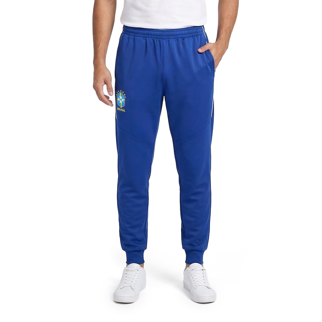 Calça Seleção do Brasil Polytricot CBF 26/27 Masculina