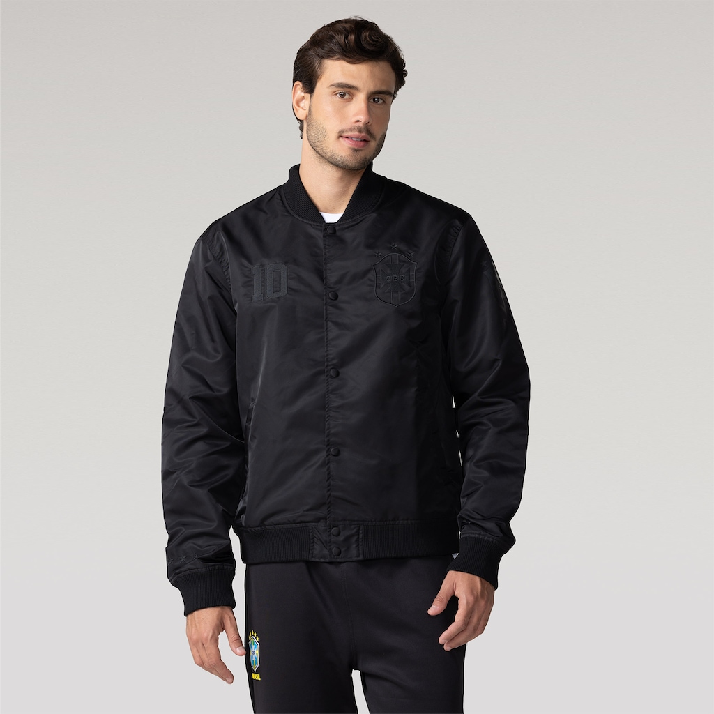 Jaqueta da Seleção do Brasil Bomber Rei 10 CBF Masculina