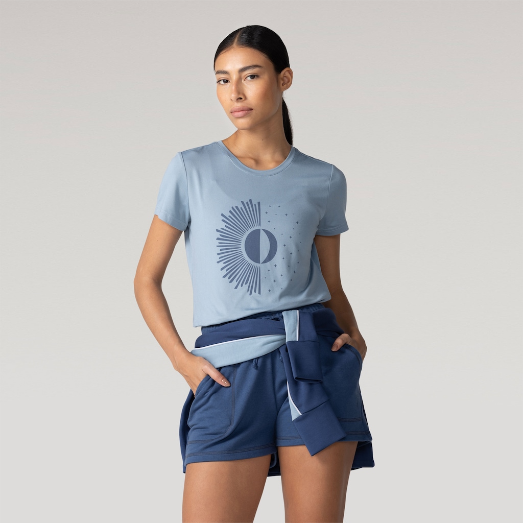 Camiseta Oxer Cord Estampa Regulação Termica Feminina