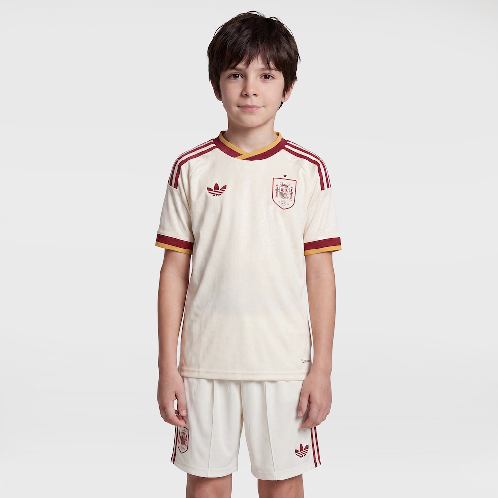 Camisa Seleção da Espanha II 26/27 Torcedor adidas Infantil