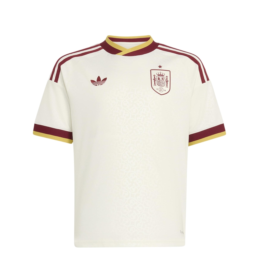 Camisa Seleção da Espanha II 26/27 Torcedor adidas Infantil
