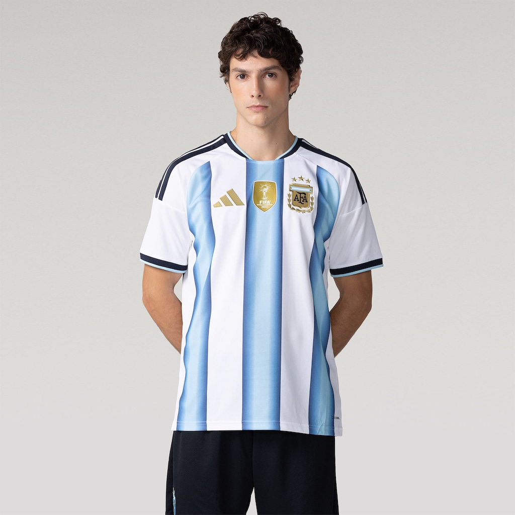 Camisa Seleção da Argentina I 26/27 Torcedor adidas Masculina