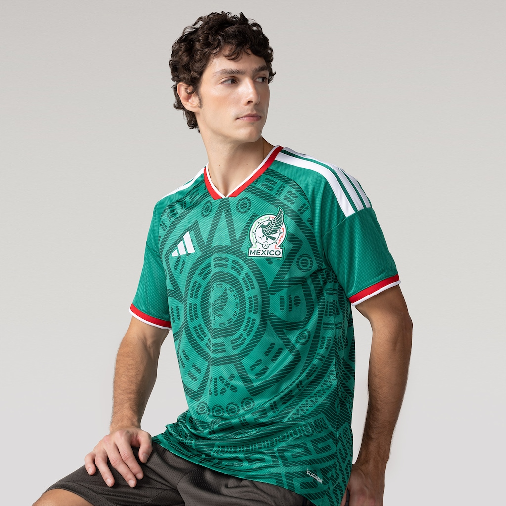 Camisa Seleção do México I 26/27 Torcedor adidas Masculina