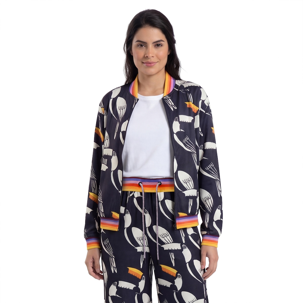 Jaqueta Farm Politricot Tucano Rainbow Feminina