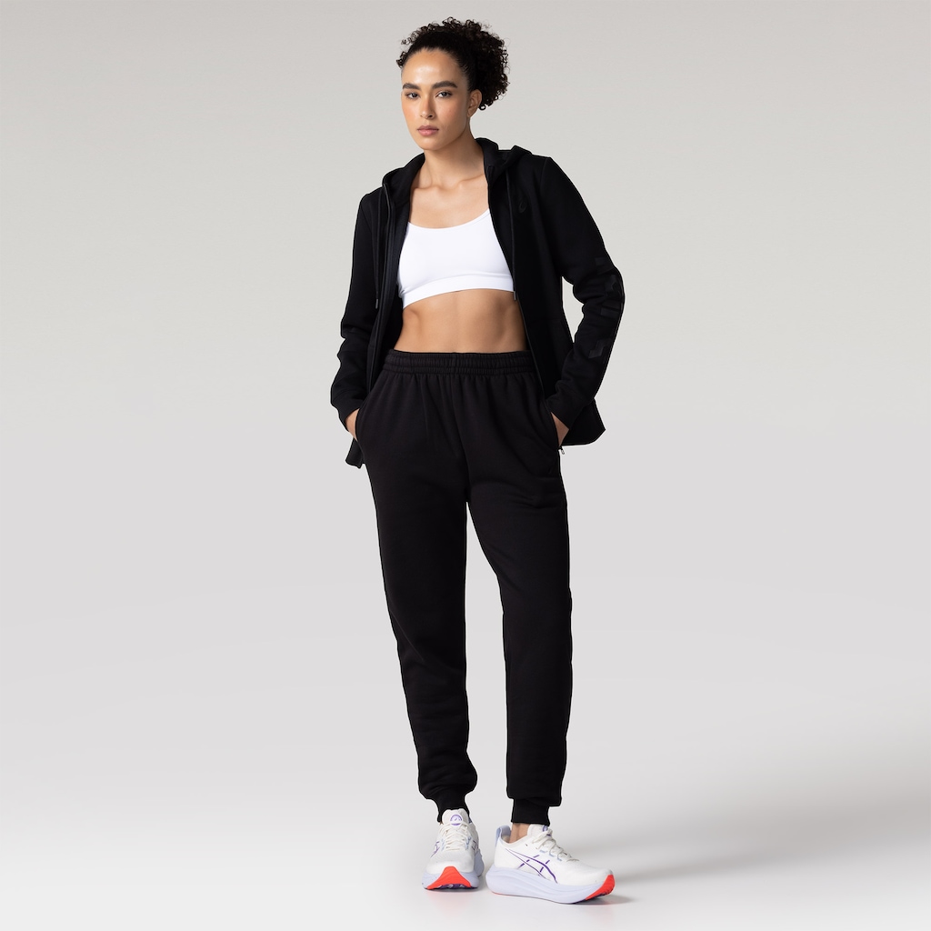 Imagem 3 do produto Jaqueta Moletom ASICS Canguru Com Fleece Feminino