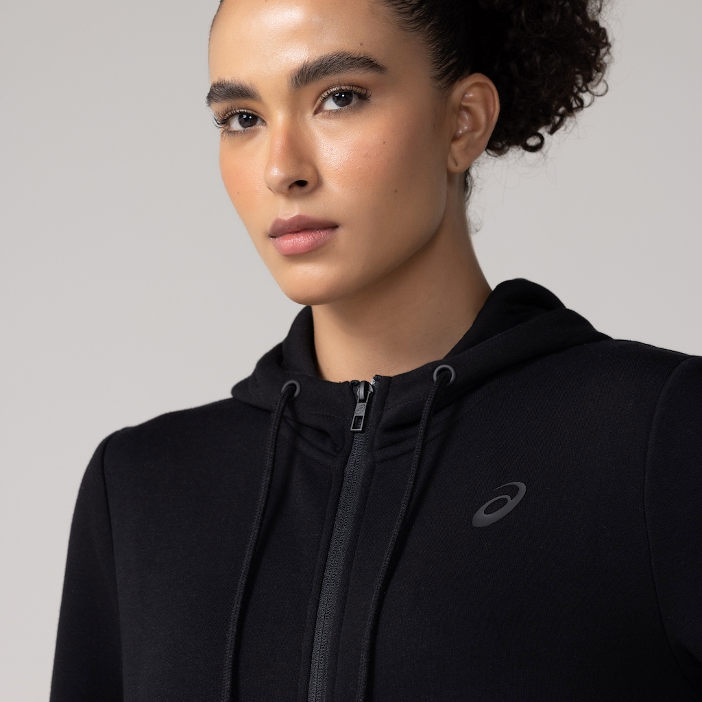 Imagem 4 do produto Jaqueta Moletom ASICS Canguru Com Fleece Feminino