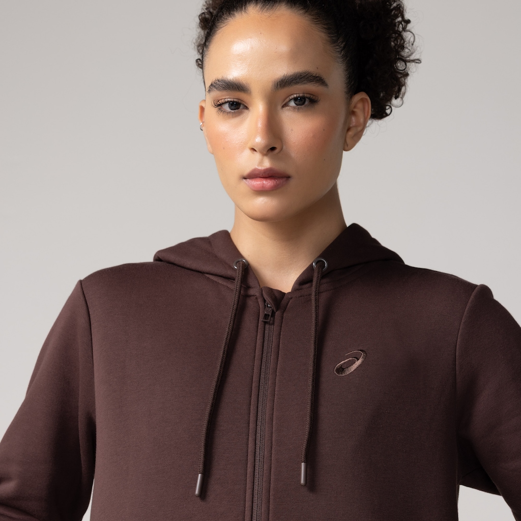 Imagem 5 do produto Jaqueta Moletom ASICS Canguru Com Fleece Feminino