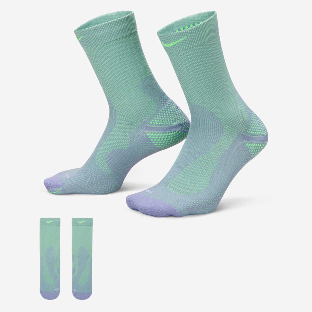Meia Para Corrida Nike Fast Lightweight Crew Unissex