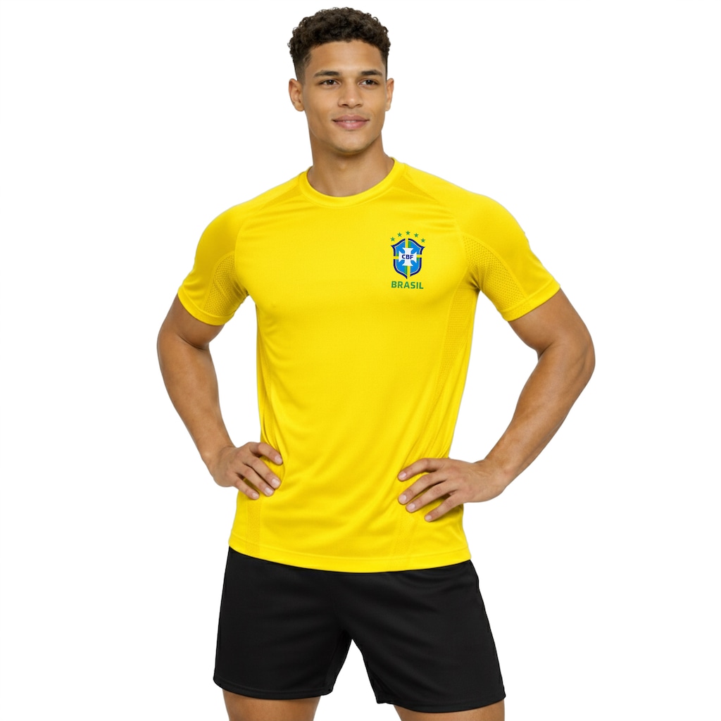 Camiseta da Seleção do Brasil Penta Seamless CBF 26/27 Masculina
