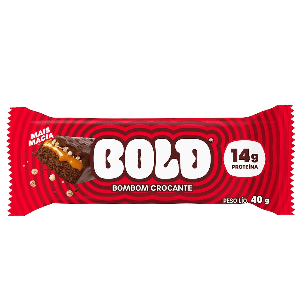 BARRINHA BOLD BOMBOM CROCANTE 40G