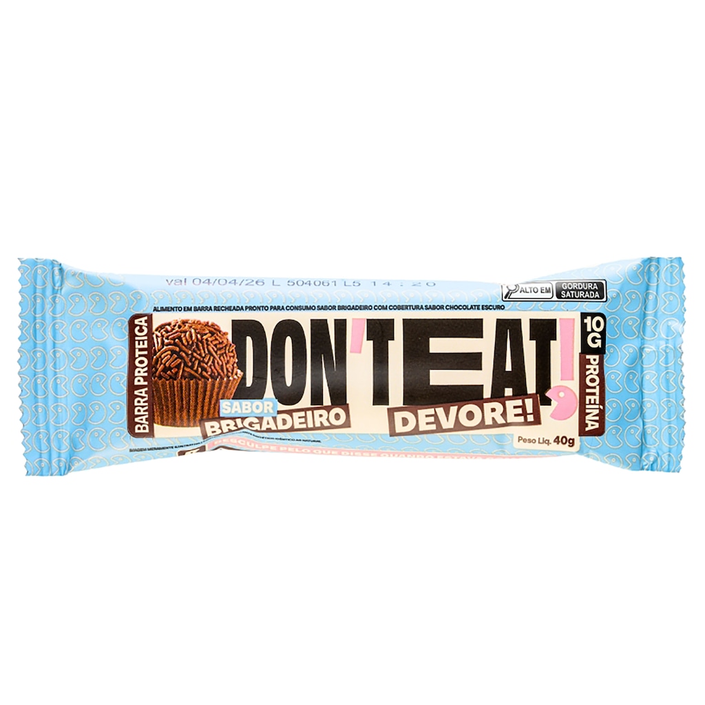 BARRINHA DONT EAT SABOR BRIGADEIRO 40G