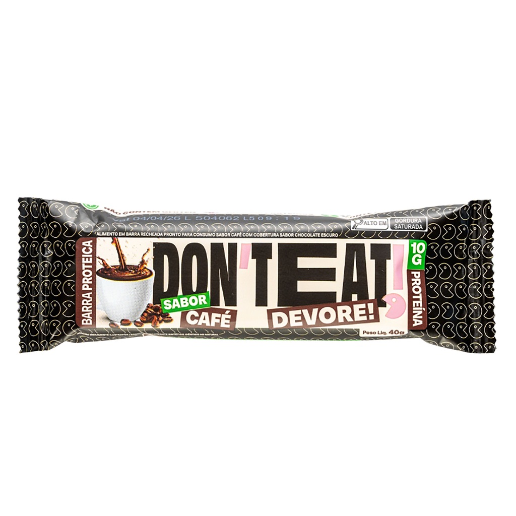 BARRINHA DONT EAT SABOR CAFE 40G