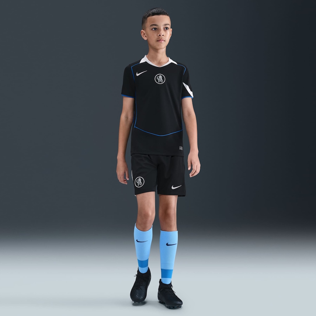Imagem 3 do produto Camisa Chelsea III 25/26 Torcedor Pro Total 90 Nike Infantil