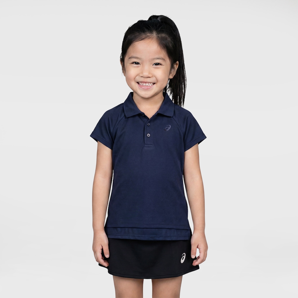 Camisa Polo Racket Asics Menina