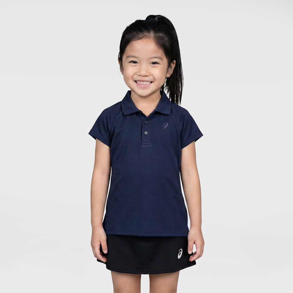 Camisa Polo Racket Asics Menina