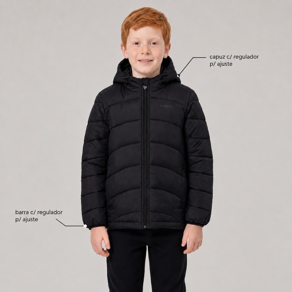 Imagem 2 do produto Jaqueta Puffer Nord com Capuz Infantil
