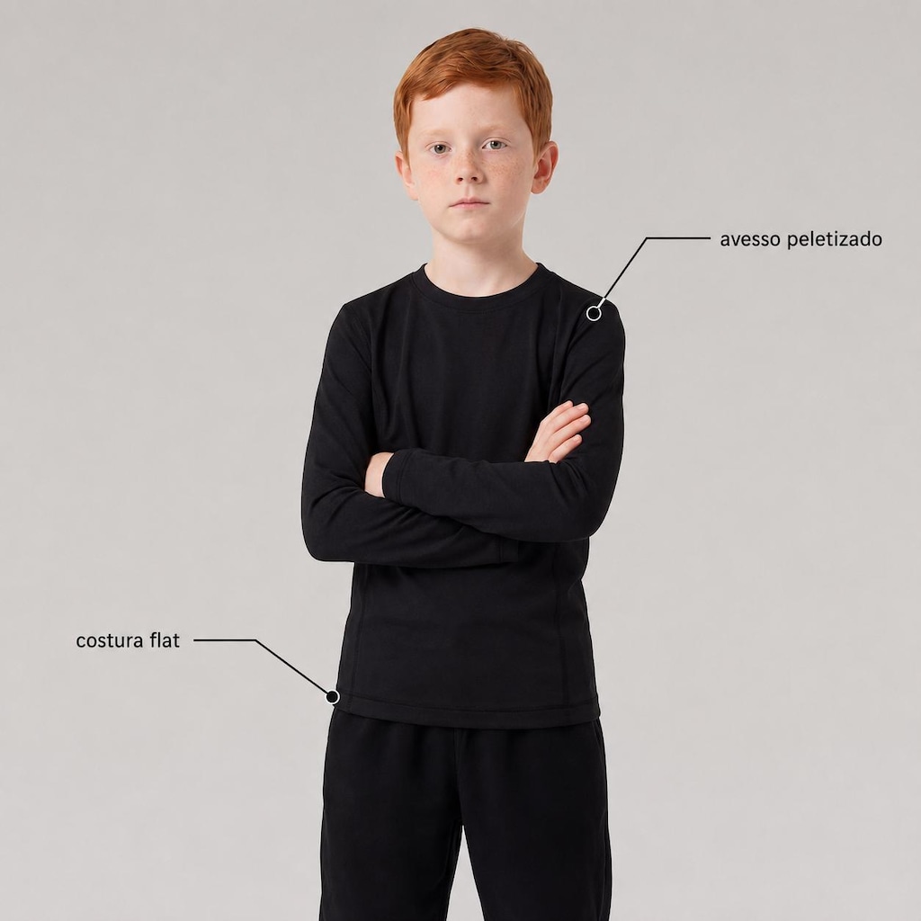Imagem 2 do produto Camiseta Nord Segunda Pele - Infantil