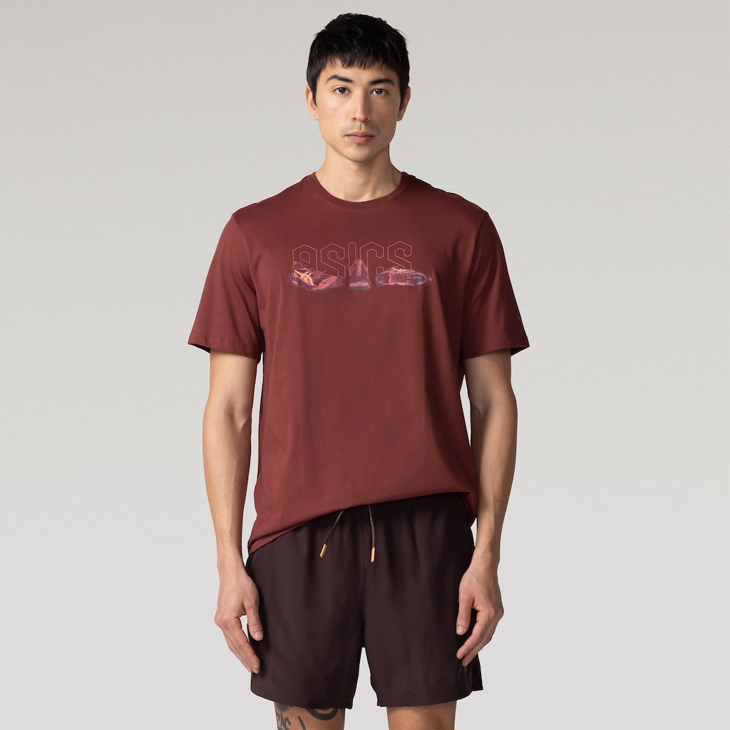 Camiseta Masculina Malha Estampada ASICS