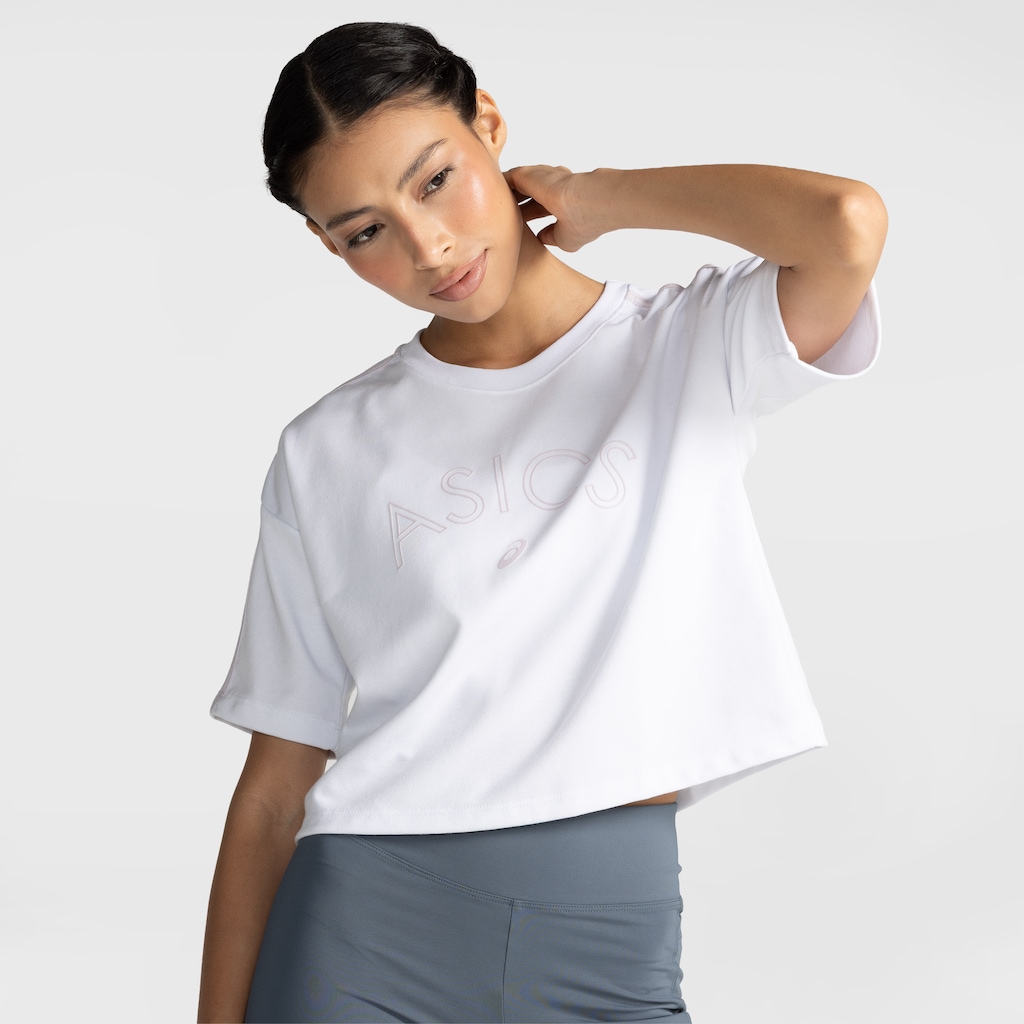 Imagem 1 do produto Camiseta Ls Mp Asics Lic Cropped Cla Feminina