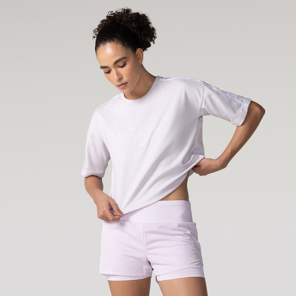 Camiseta Ls Mp Asics Lic Cropped Cla Feminina