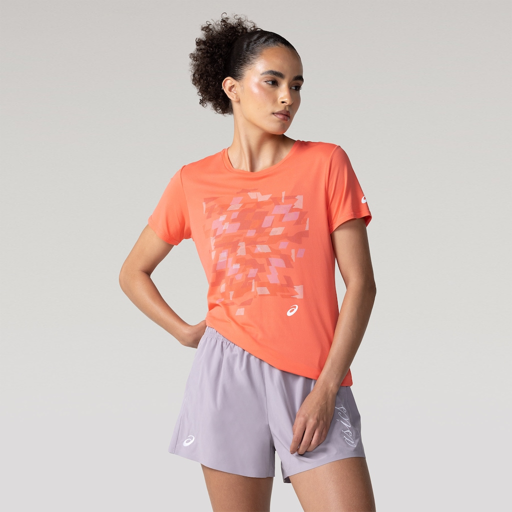 Camiseta Asics LIC Estampa CRE Feminina