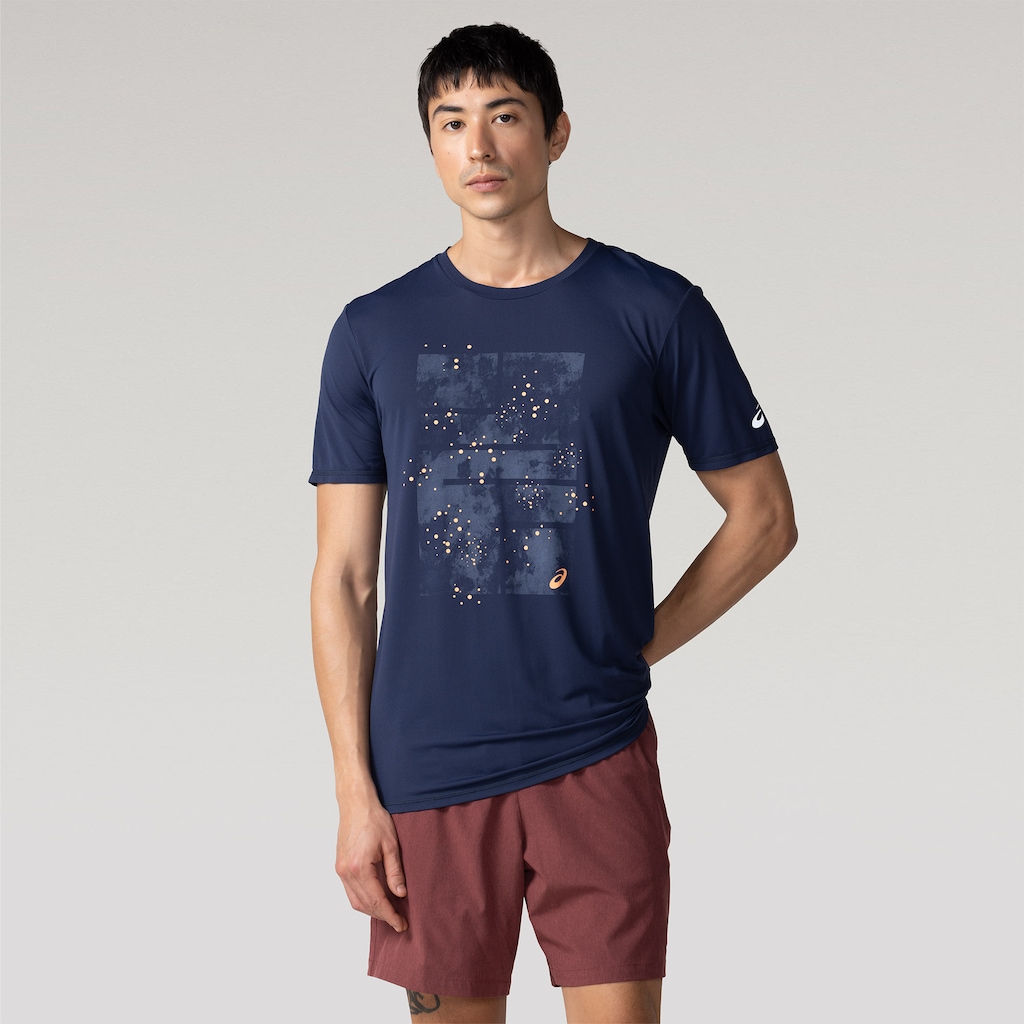 Camiseta ASICS Estampada Masculina
