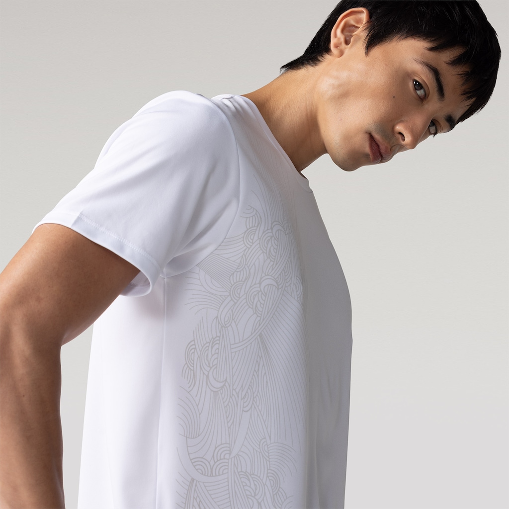 Camiseta Asics LS MP Estampada - Masculina